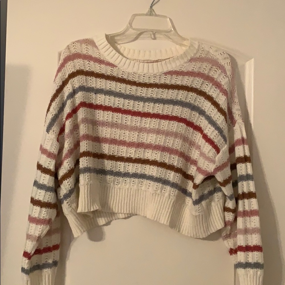 American eagle striped sweater